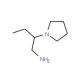 2-pyrrolidin-1-ylbutan-1-amine - chemical structure image