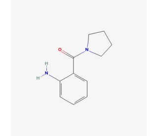 2-(pyrrolidin-1-ylcarbonyl)aniline (CAS 52745-20-7) - chemical structure image