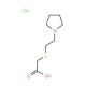 [(2-Pyrrolidin-1-ylethyl)thio]acetic acid hydrochloride - chemical structure image