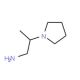 2-pyrrolidin-1-ylpropan-1-amine (CAS 50998-07-7) - chemical structure image