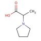 2-pyrrolidin-1-ylpropanoic acid (CAS 123912-78-7) - chemical structure image