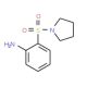 2-(pyrrolidin-1-ylsulfonyl)aniline (CAS 163460-75-1) - chemical structure image