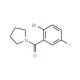 2-(Pyrrolidine-1-carbonyl)-4-fluoro-1-bromobenzene (CAS 951884-12-1) - chemical structure image