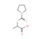 2-(Pyrrolidine-1-carbothioylsulfanyl)-propionic acid - chemical structure image