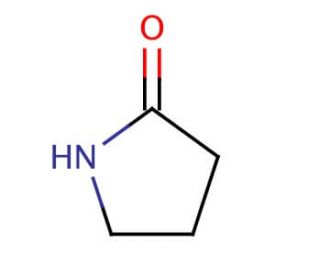 2-Pyrrolidinone (CAS 616-45-5) - chemical structure image