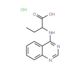 2-(Quinazolin-4-ylamino)-butyric acid hydrochloride - chemical structure image