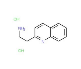2-(quinolin-2-yl)ethan-1-amine dihydrochloride (CAS 74274-01-4) - chemical structure image