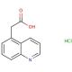 2-(quinolin-5-yl)acetic acid Hydrochloride - chemical structure image