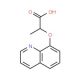 2-(Quinolin-8-yloxy)propanoic acid - chemical structure image