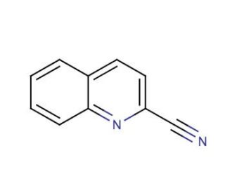 2-Quinolinecarbonitrile (CAS 1436-43-7) - chemical structure image