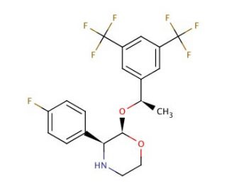 2-(R)-[1-(R)-(3,5-Bis(trifluoromethyl)phenyl)ethoxy]-3-(S)-fluorophenylmorpholine[Aprepitant-M2] (CAS 171338-27-5) - chemical