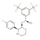 2-(R)-[1-(R)-(3,5-Bis(trifluoromethyl)phenyl)ethoxy]-3-(S)-fluorophenylmorpholine[Aprepitant-M2] (CAS 171338-27-5) - chemical