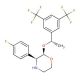 2-(R)-[1-(S)-(3,5-Bis(trifluoromethyl)phenyl)ethoxy]-3-(S)-fluorophenylmorpholine (CAS 170729-79-0) - chemical structure imag