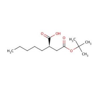 2-(R)-Pentylsuccinic Acid 4-tert-Butyl Ester (CAS 153427-69-1) - chemical structure image