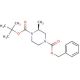 2-(S)-Methylpiperazine-1,4-dicarboxylic acid 4-benzyl ester 1-ter-butyl ester (CAS 859517-91-2) - chemical structure image