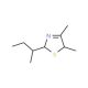 2-sec-Butyl-4,5-dimethyl-3-thiazoline (CAS 65894-82-8) - chemical structure image
