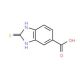 2-sulfanylidene-2,3-dihydro-1H-1,3-benzodiazole-5-carboxylic acid (CAS 58089-25-1) - chemical structure image