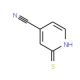 2-sulfanylpyridine-4-carbonitrile - chemical structure image