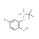 2-(t-Butyldimethylsilyloxy)-4-bromoanisole (CAS 177329-71-4) - chemical structure image