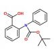 2-(tert-Butoxycarbonyl-phenyl-amino)-benzoic acid (CAS 669713-65-9) - chemical structure image
