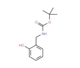 2-(tert-Butoxycarbonylaminomethyl)phenol (CAS 390427-07-3) - chemical structure image