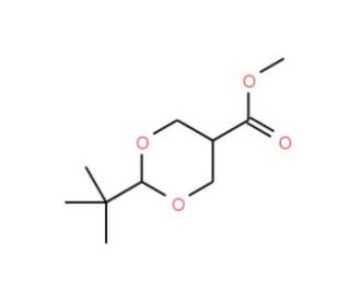 2-tert-Butyl-1,3-dioxane-5-carboxylic Acid Methyl Ester - chemical structure image