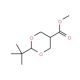 2-tert-Butyl-1,3-dioxane-5-carboxylic Acid Methyl Ester - chemical structure image