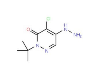 2-(tert-Butyl)-4-chloro-5-hydrazino-3(2H)-pyridazinone - chemical structure image