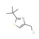 2-tert-butyl-4-(chloromethyl)-1,3-thiazole - chemical structure image
