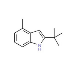 2-tert-Butyl-4-methyl-1H-indole - chemical structure image