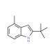 2-tert-Butyl-4-methyl-1H-indole - chemical structure image