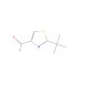 2-tert-Butyl-4-thiazolecarboxaldehyde (CAS 937663-81-5) - chemical structure image