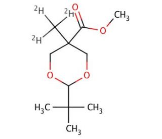 2-tert-Butyl-5-methyl-1,3-dioxane-5-carboxylic Acid Methyl Ester-d3 - chemical structure image