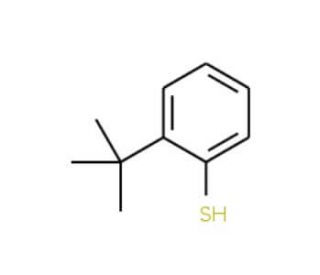 2-(tert-Butyl)benzenethiol (CAS 19728-41-7) - chemical structure image