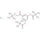 2-tert-Butylamino-3',5'-dipivaloxyacetophenone, Hydrochloride Salt 的分子结构, CAS编号: 406919-51-5 2-tert-Butylamino-3′,5′-dipivaloxyacetophenone, Hydrochloride Salt (CAS 406919-51-5) - chemical structure image
