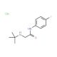 2-(tert-butylamino)-N-(4-fluorophenyl)acetamide hydrochloride - chemical structure image