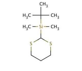 2-(tert-Butyldimethylsilyl)-1,3-dithiane (CAS 95452-06-5) - chemical structure image