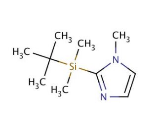 2-(tert-Butyldimethylsilyl)-1-methyl-1H-imidazole (CAS 160425-48-9) - chemical structure image