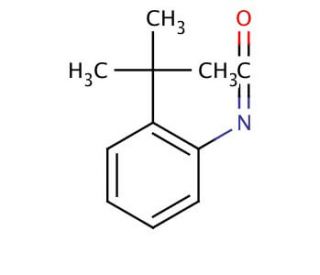 2-tert-Butylphenyl isocyanate (CAS 56309-60-5) - chemical structure image