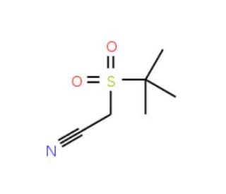 2-(tert-butylsulphonyl)acetonitrile (CAS 81536-18-7) - chemical structure image