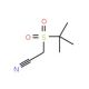 2-(tert-butylsulphonyl)acetonitrile (CAS 81536-18-7) - chemical structure image