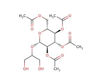 2-(Tetraacetylglucosido)glycerol - chemical structure image