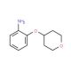 2-(Tetrahydro-2H-pyran-4-yloxy)aniline (CAS 898289-35-5) - chemical structure image