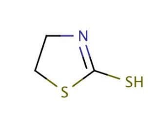 2-Thiazoline-2-thiol (CAS 96-53-7) - chemical structure image