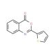 2-Thien-2-yl-4H-3,1-benzoxazin-4-one (CAS 26060-06-0) - chemical structure image