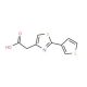 (2-thien-3-yl-1,3-thiazol-4-yl)acetic acid - chemical structure image