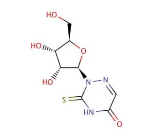 2-Thio-6-azauridine (CAS 27089-56-1) - chemical structure image