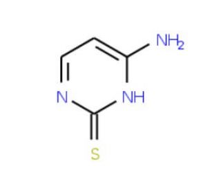 2-Thiocytosine (CAS 333-49-3) - chemical structure image