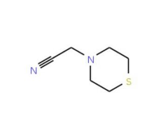 2-(thiomorpholin-4-yl)acetonitrile (CAS 53515-34-7) - chemical structure image
