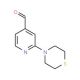 2-(Thiomorpholin-4-yl)pyridine-4-carboxaldehyde (CAS 898289-24-2) - chemical structure image